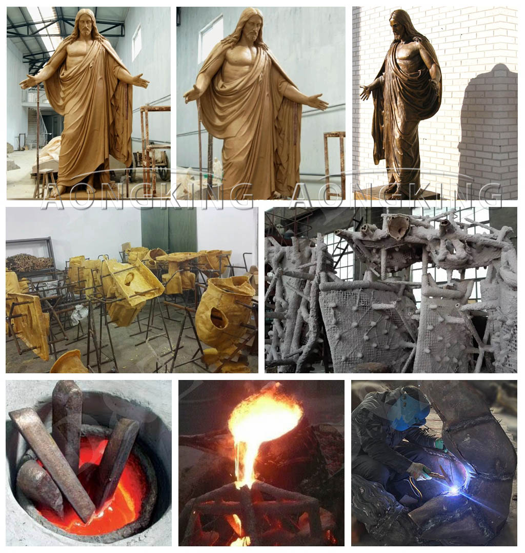 casting of religious art sculptures
